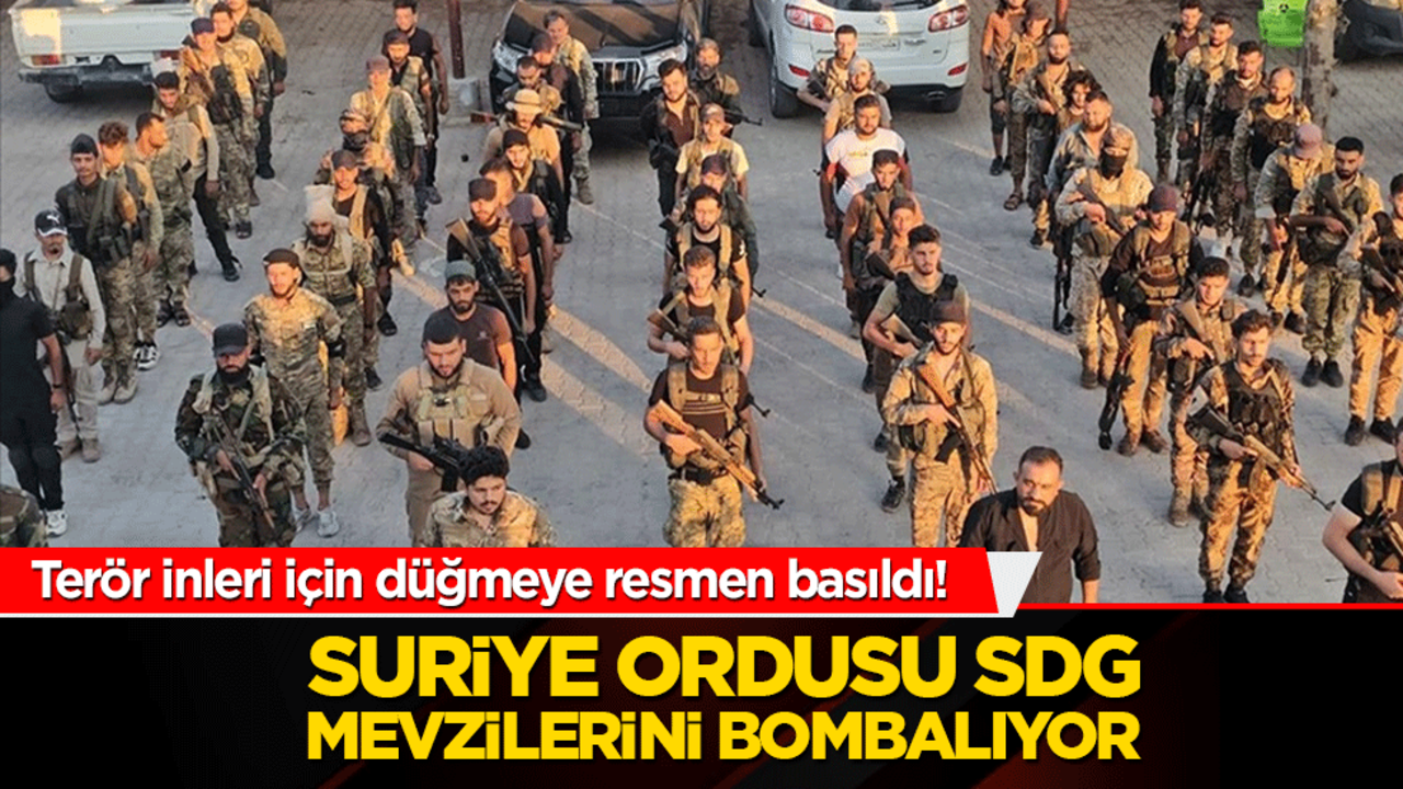 Suriye ordusundan Halep'te şafak operasyonu! Terör inleri için düğmeye resmen basıldı!
