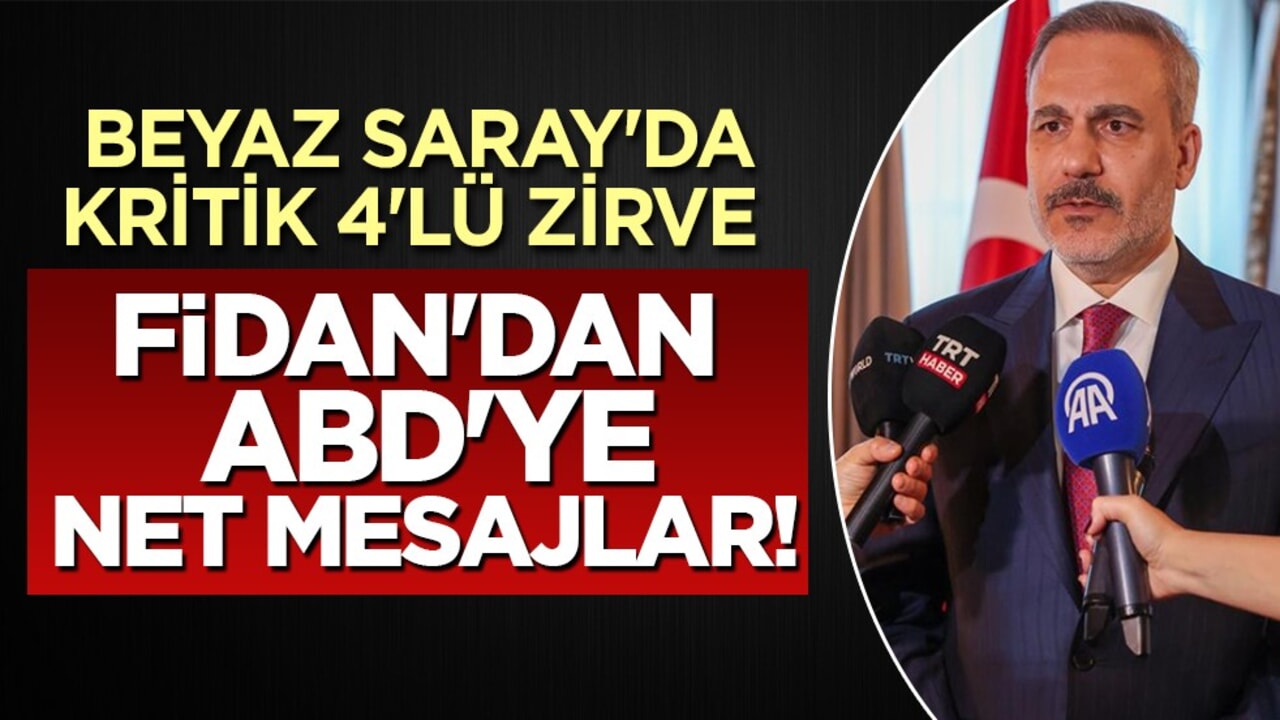 Suriye’de kritik eşik! Fidan’dan Beyaz Saray temasları sonrası flaş açıklama: "Erdoğan’ın selamını ilettim"