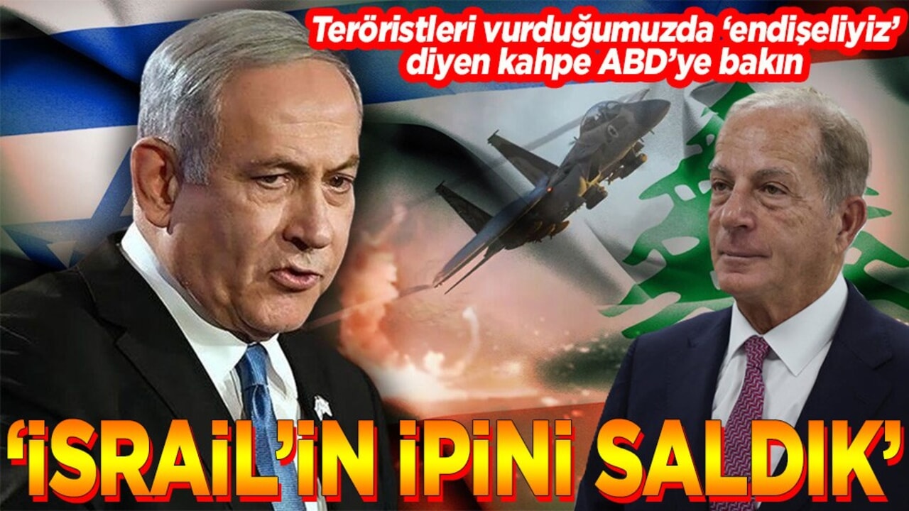 Teröristleri vurduğumuzda ‘endişeliyiz’ diyen kahpe ABD’ye bakın 'İsrail'in ipini saldık'