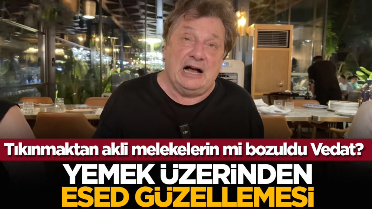 Tıkınmaktan akli melekelerin mi bozuldu Vedat? Yemek üzerinden Esed güzellemesi