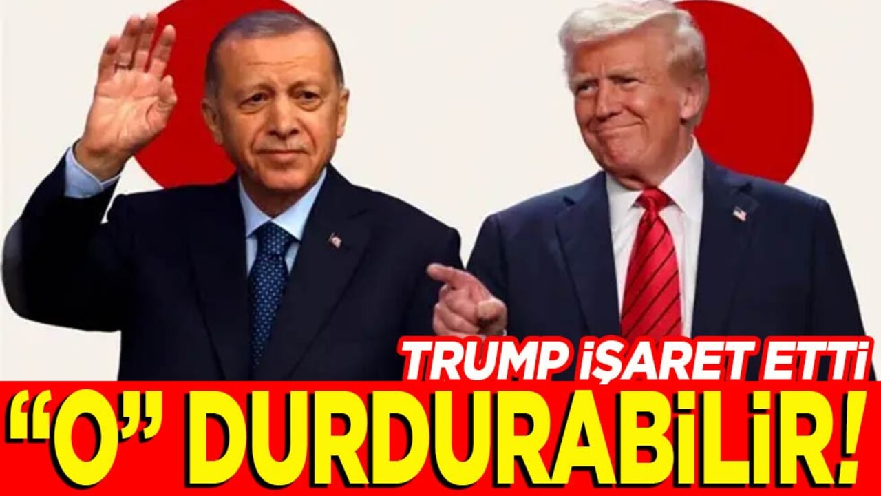Trump, işaret etti "O" durdurabilir!