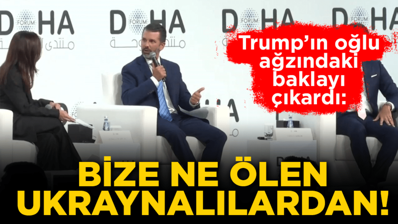 Trump’ın oğlu ağzındaki baklayı çıkardı: Bize ne ölen Ukraynalılardan!