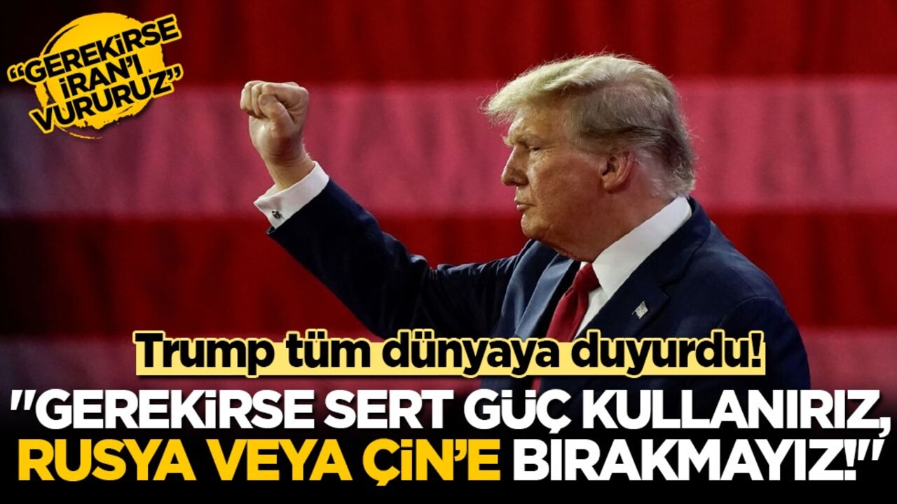Trump’tan dünyayı sarsan ültimatom: "Ya nazikçe ya sertçe, Grönland’ı onlara bırakmayacağız!"