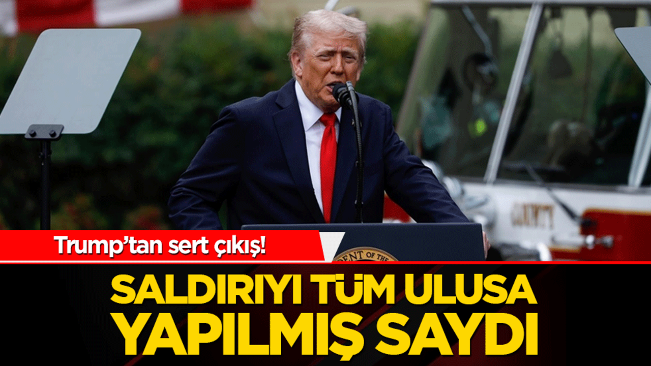 Trump’tan sert çıkış! Saldırıyı tüm ulusa yapılmış saydı