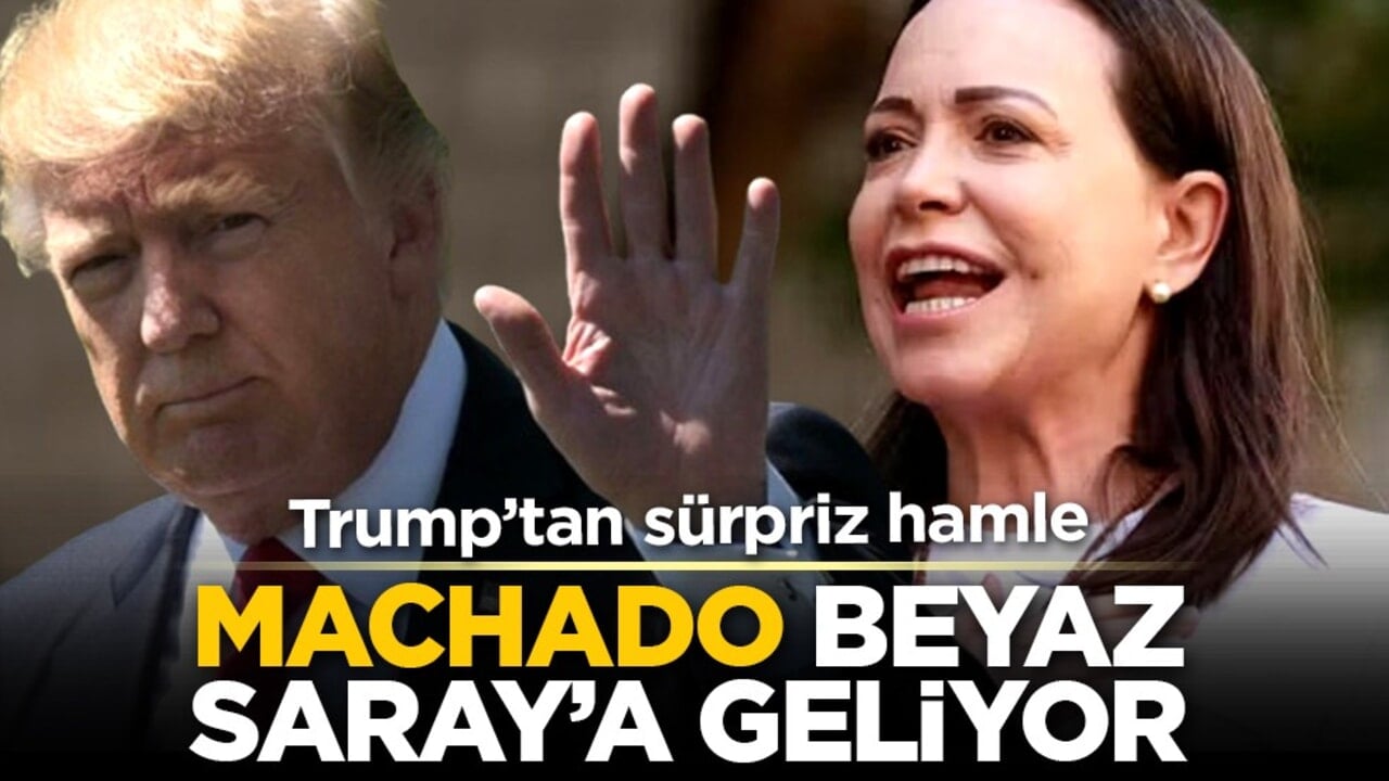 Trump’tan sürpriz hamle: Machado Beyaz Saray’a geliyor
