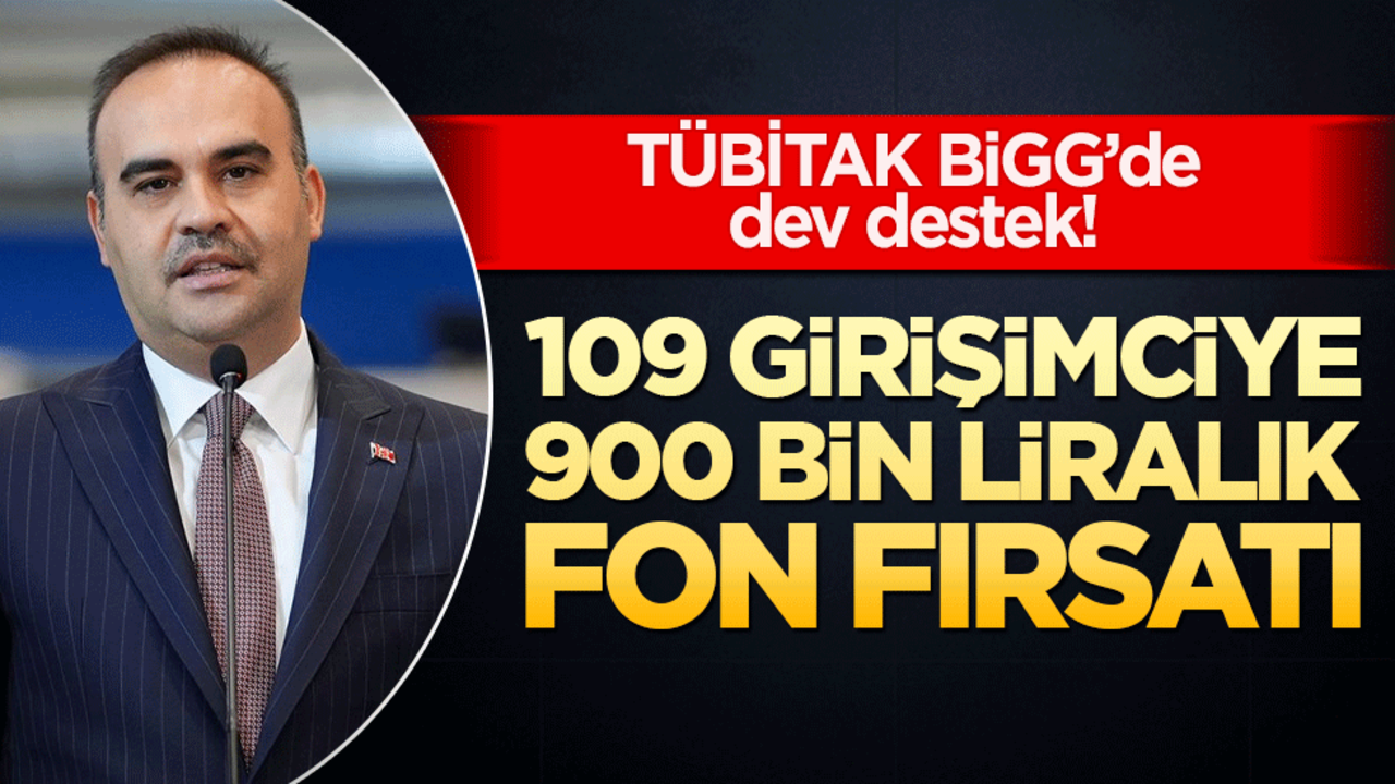 TÜBİTAK BiGG’de dev destek! 109 girişimciye 900 bin liralık fon fırsatı