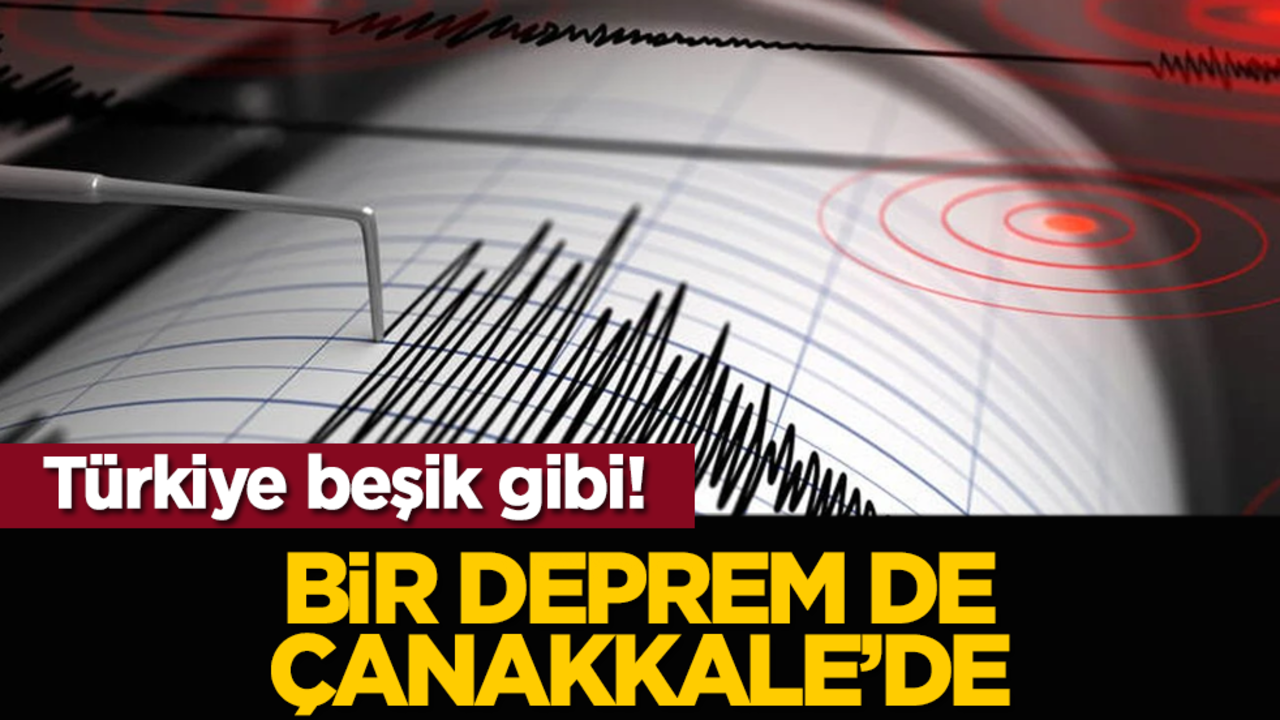 Türkiye beşik gibi! Bir deprem de Çanakkale’de