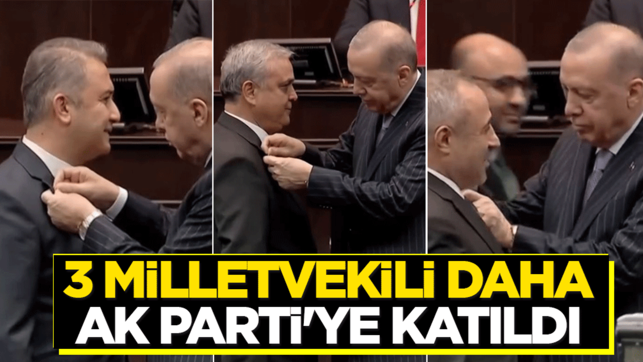 Türkiye için en ufak bir gelecek vaat etmeyen partilerini bırakıp 'milletin partisi'ne geçtiler! 3 milletvekili daha AK Parti’ye katıldı