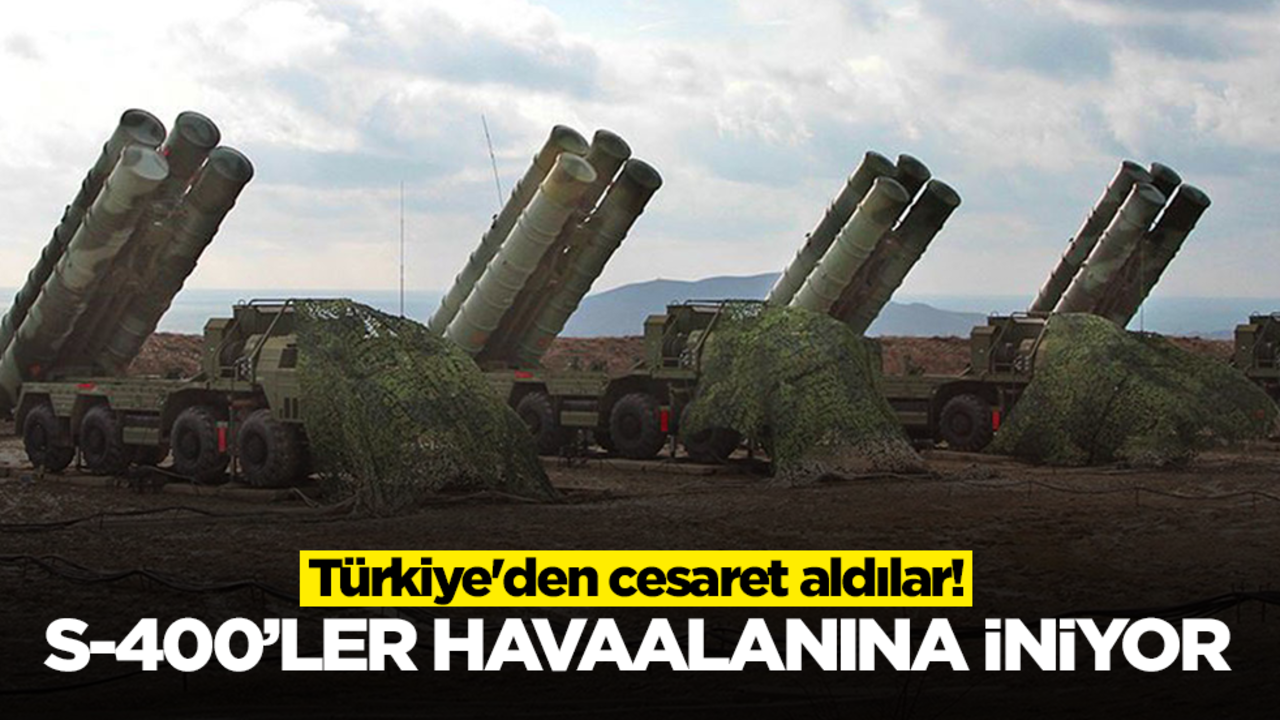 Türkiye'den cesaret aldılar! S-400'ler havaalanına iniyor