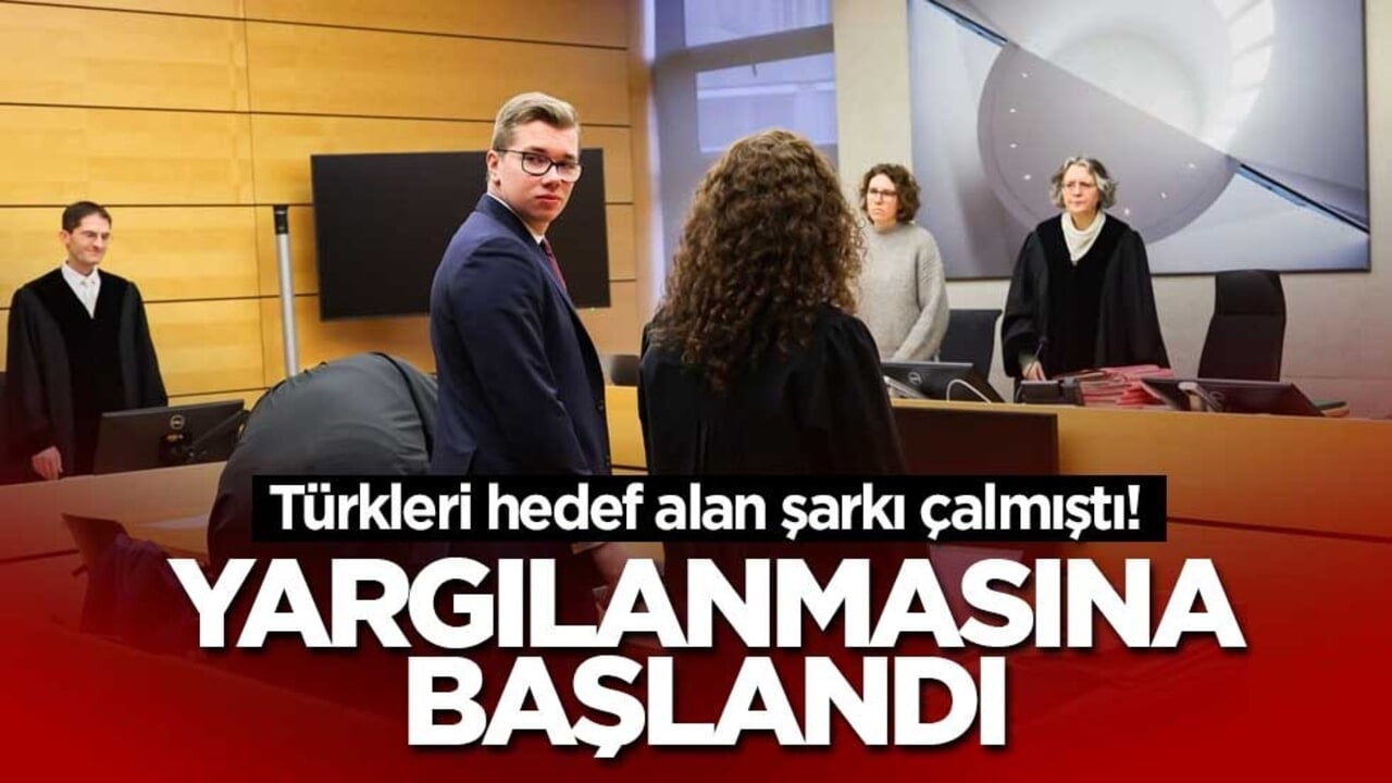 Türkleri hedef alan şarkı çalmıştı! Yargılanmasına başlandı