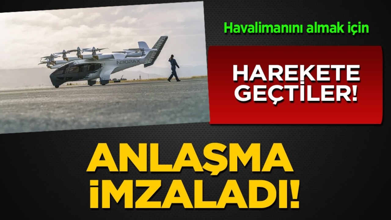Uçan taksiler altın değerinde: Havalimanını almak için milyon dolar değerinde anlaşma! Şok iddiası dikkat çekti