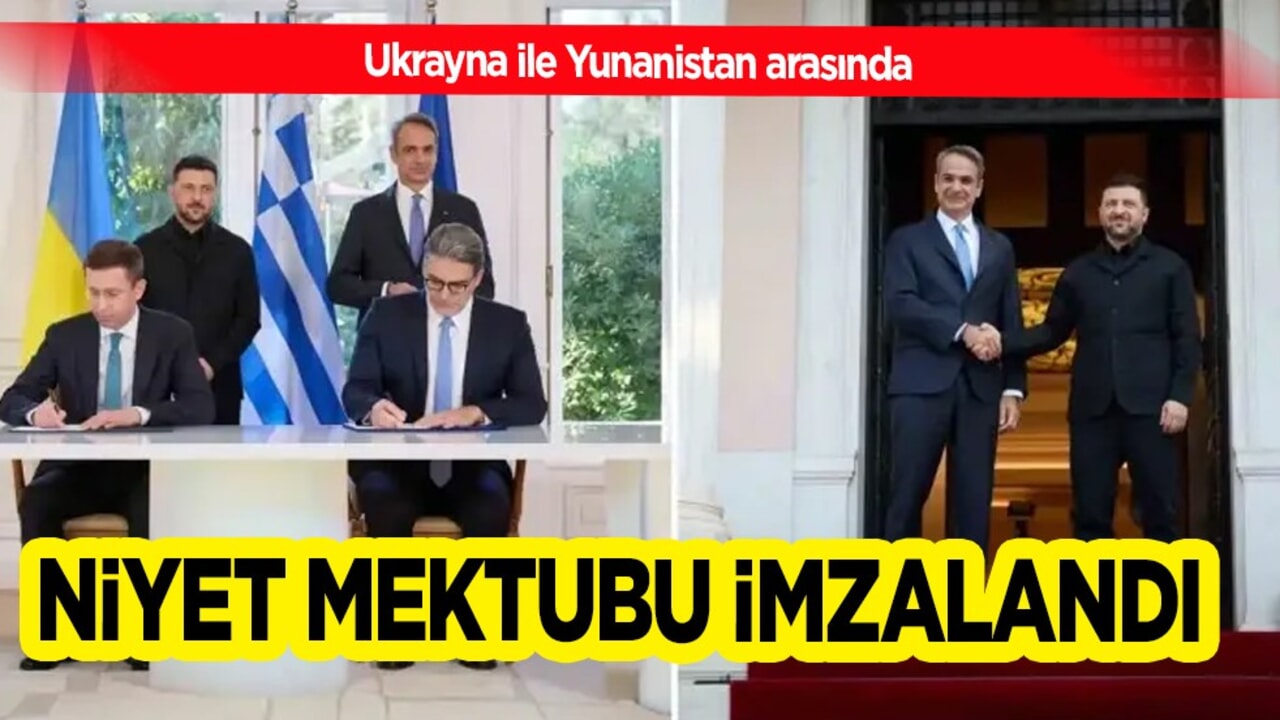 Ukrayna Devlet Başkanı Zelenski, Yunanistan arasında doğalgaz anlaşması için niyet mektubu imzaladı