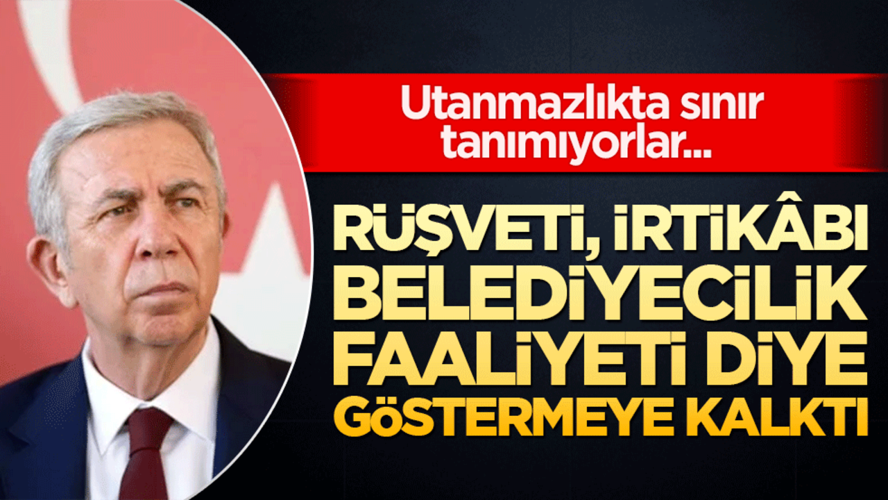 Utanmazlıkta sınır tanımıyorlar! Rüşveti belediyecilik diye göstermeye kalktılar