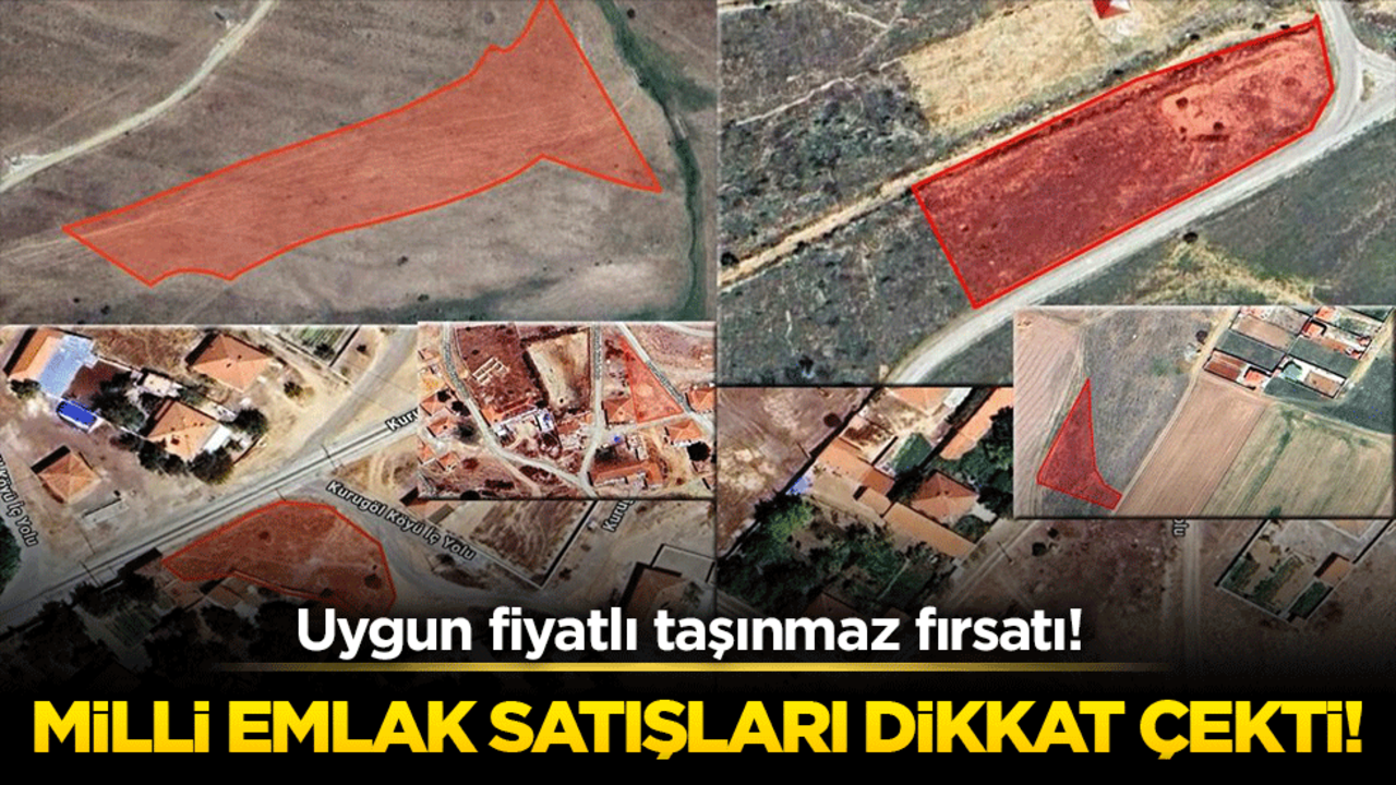 Uygun fiyatlı taşınmaz fırsatı! Milli Emlak satışları dikkat çekti!