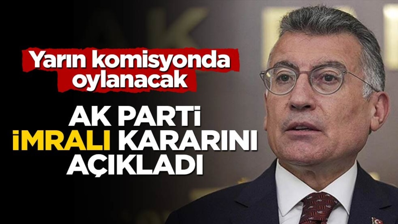 Yarın komisyonda oylanacak! AK Parti İmralı kararını açıkladı