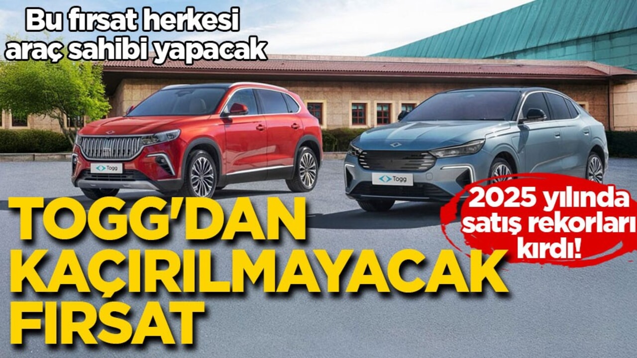 Yeni yıla güçlü başladı! Togg'dan kaçırılmayacak fırsat