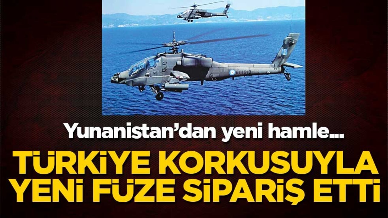 Yunanistan'dan yeni hamle... Türkiye korkusuyla yeni füze sipariş etti