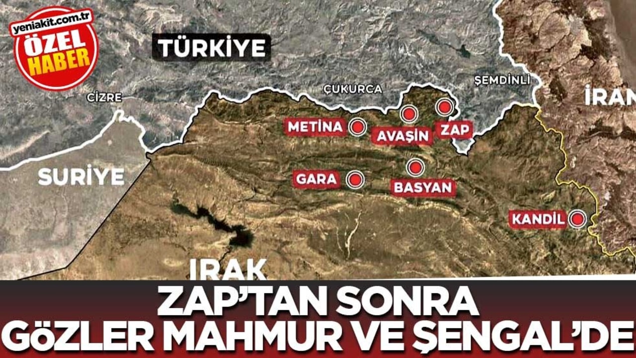 Zap’tan sonra gözler Mahmur ve Şengal’de