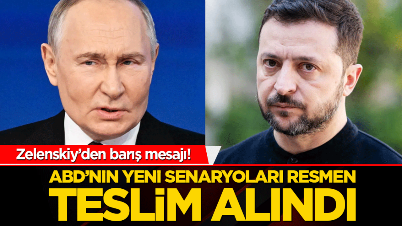 Zelenskiy’den barış mesajı! ABD'nin yeni senaryoları resmen teslim alındı