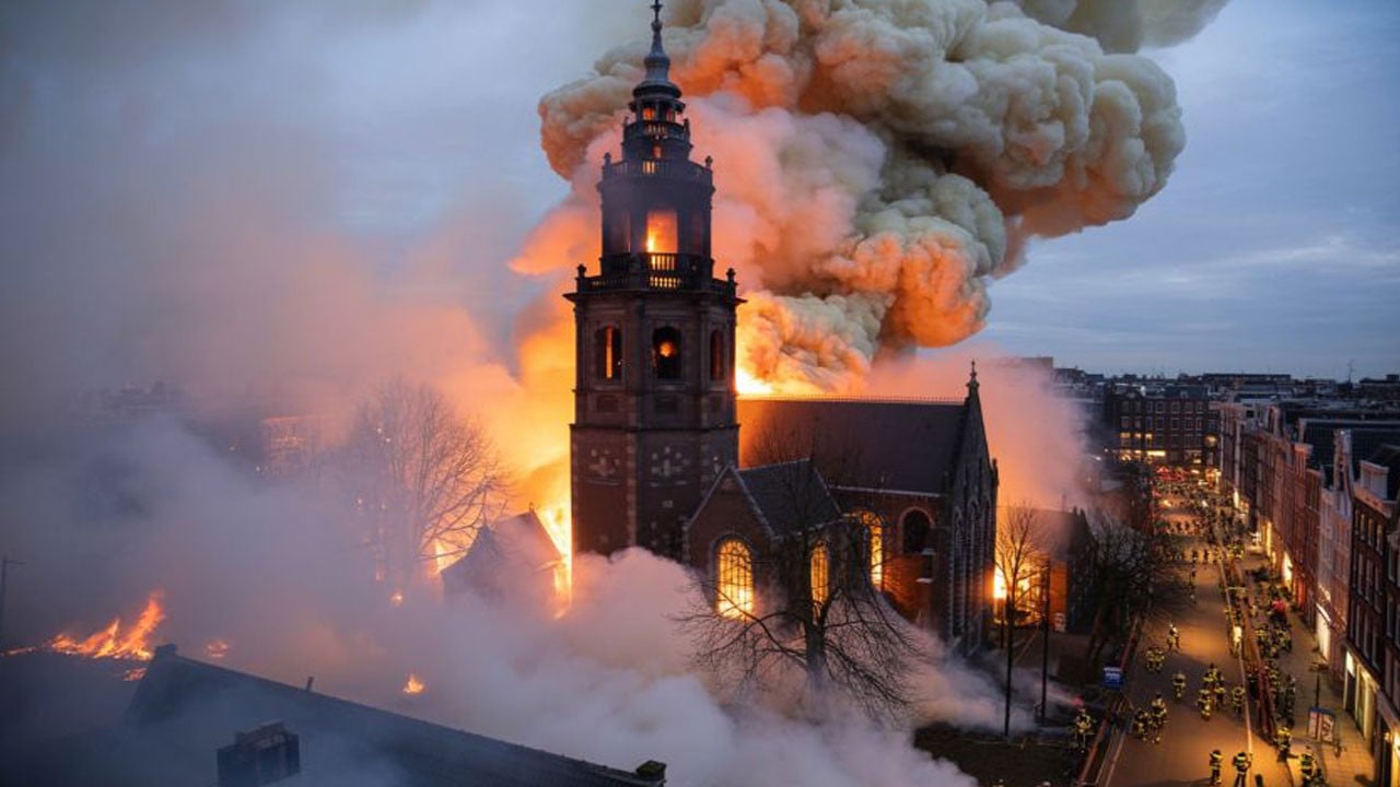 2026’ya felaketle başladılar! Onlarca yerde yangın çıktı, tarihi kilise kül oldu