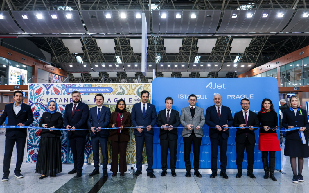 AJet’in İstanbul-Prag seferleri başladı