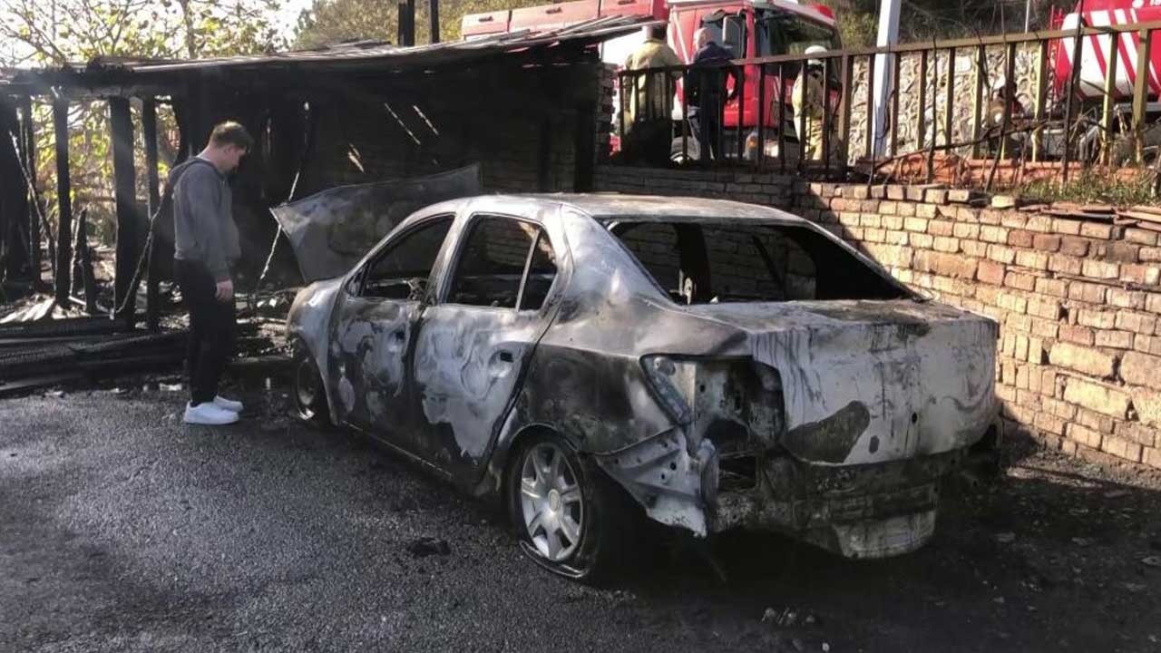 Beykoz'da korkutan yangın