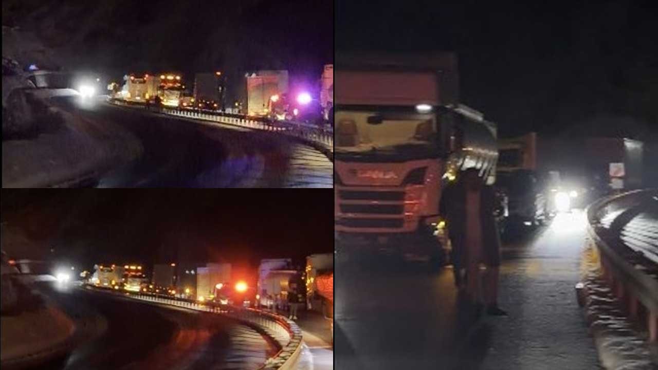 Bitlis’te yollar kapandı! Uzun araç kuyrukları oluştu