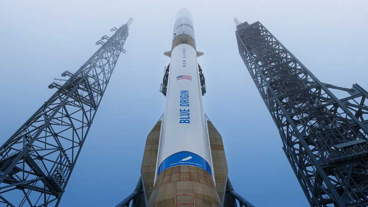 Blue Origin, New Glenn roketini Mars görevi için uzaya fırlattı