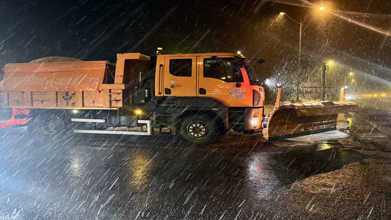 Bolu Dağı'nda kar etkisini gösterdi
