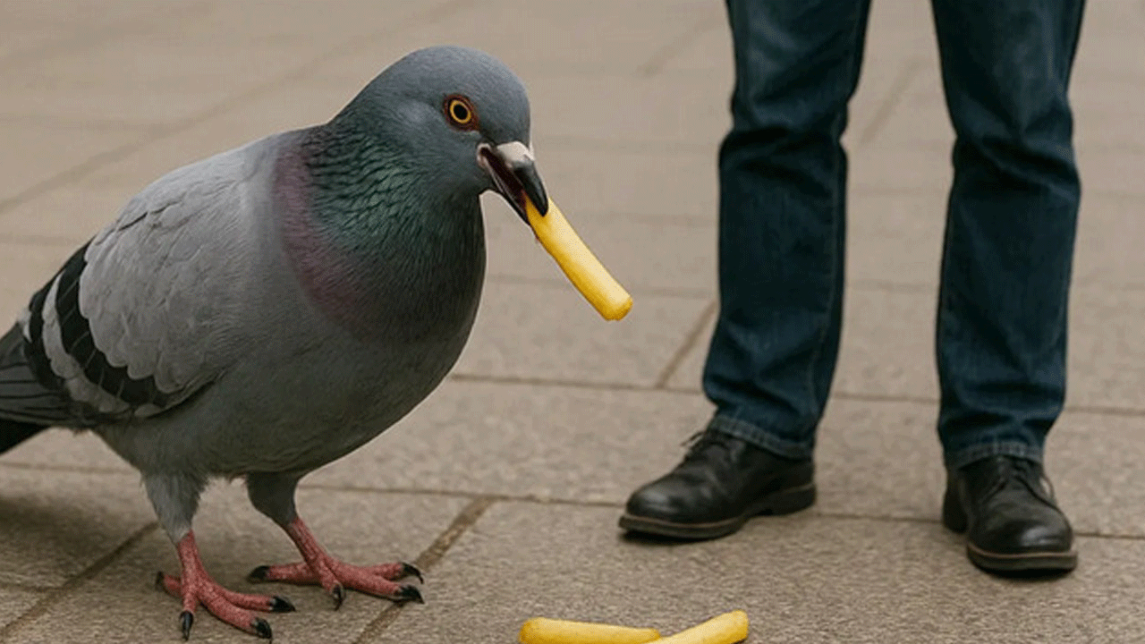 Bunu hapisten çıkarmayın: Patates yiyen kuşu öldürdü!