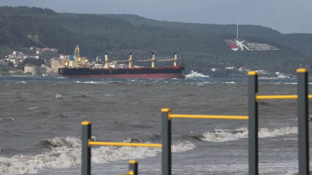 Çanakkale boğazı gemi trafiğine kapatıldı!