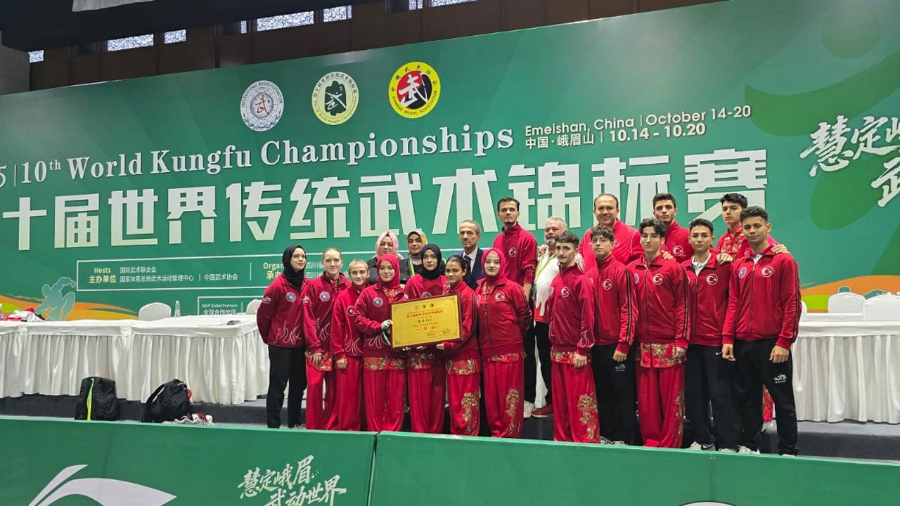 Çin'e Kung-Fu dersi Milli takımımız şampiyon oldu
