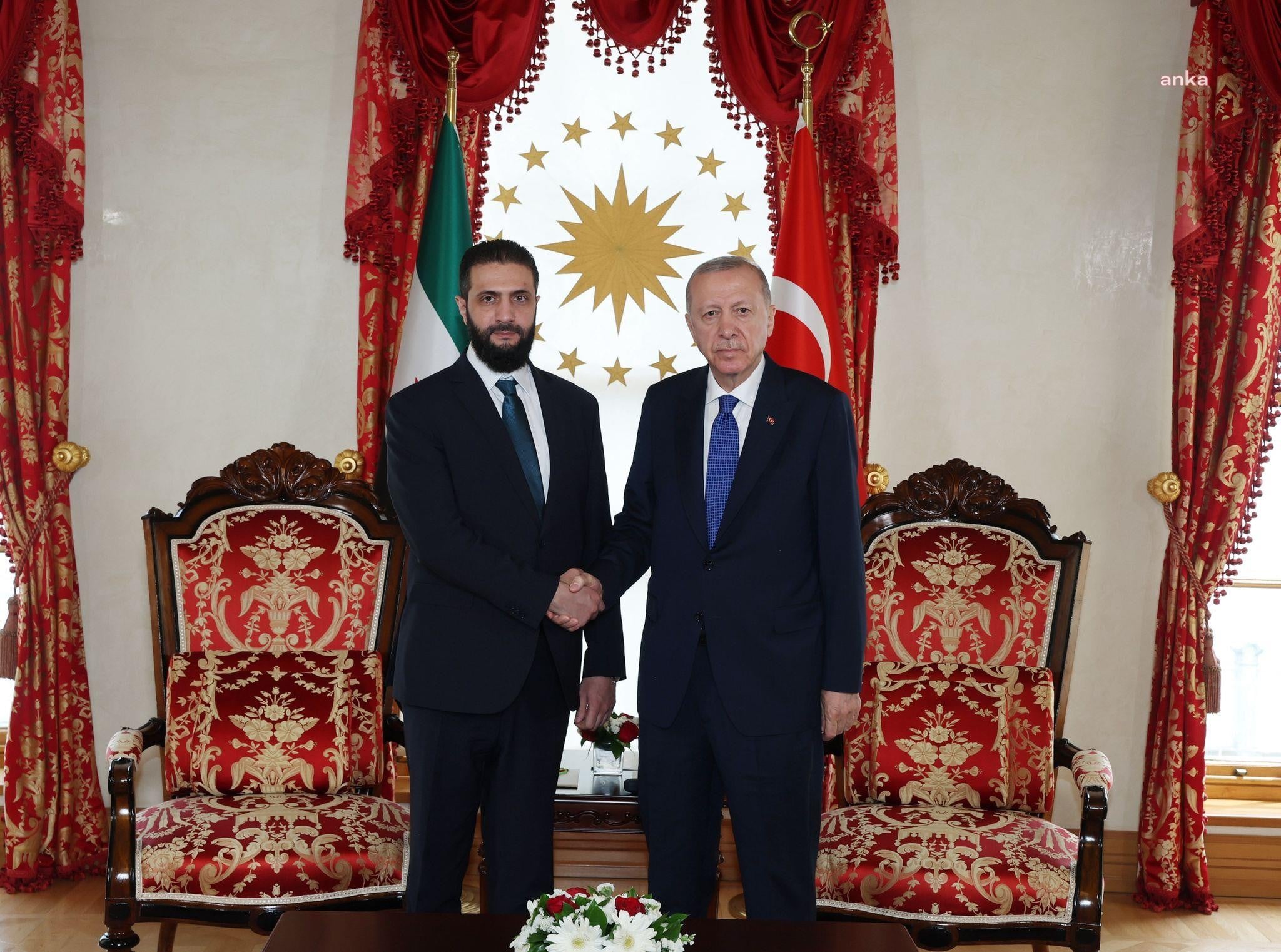 Cumhurbaşkanı Erdoğan ile Suriye lideri Şara görüştü