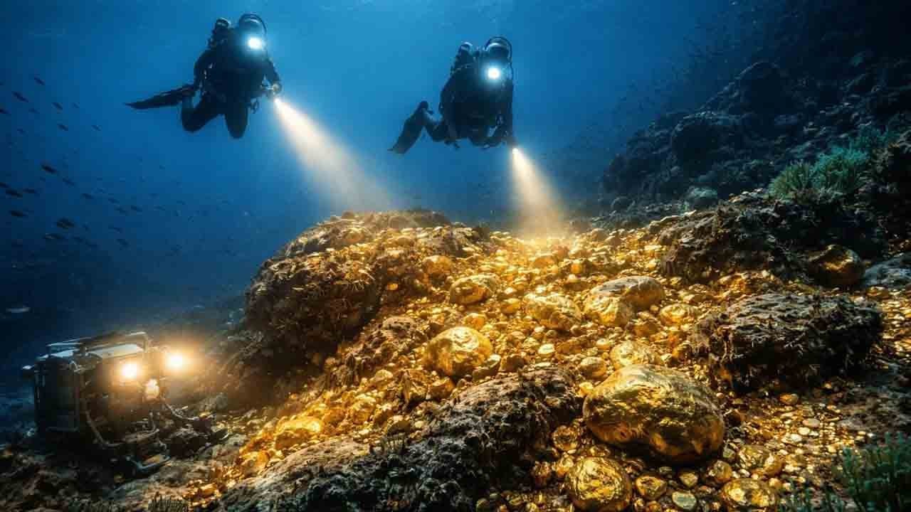 Derinliklerden servet çıktı: Deniz altında dev altın maden yatağı