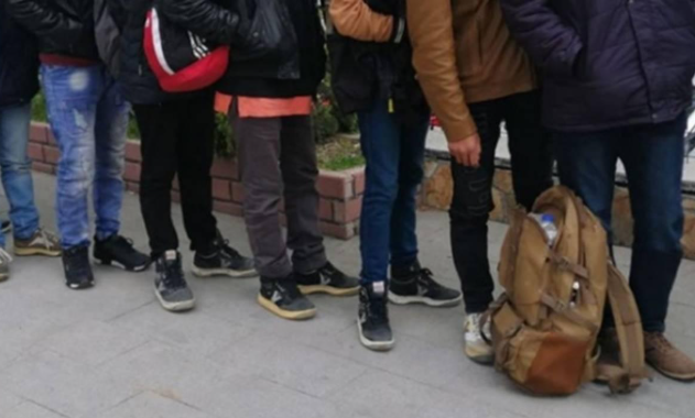 Edirne’de yurda girmeye çalışan 10 düzensiz göçmen yakalandı