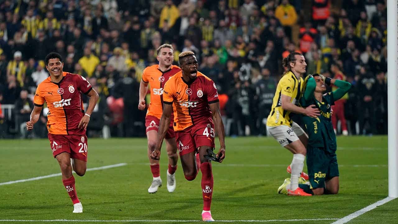 Galatasaray Kadıköy’de Fenerbahçe’yi zorluyor! Son 7 derbiden 5 galibiyet