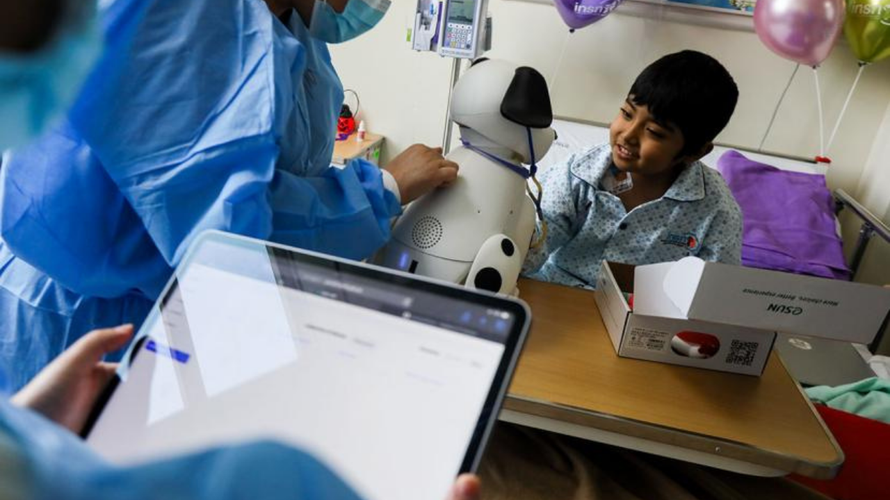 Hastaların umudu oldu: İşte yapay zeka destekli robot köpek!