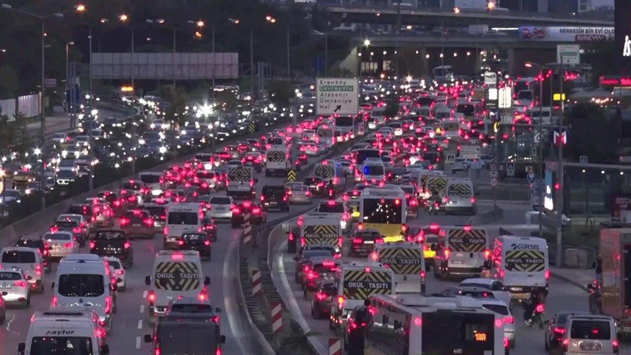 İstanbul'da trafik yüzde 74'e çıktı