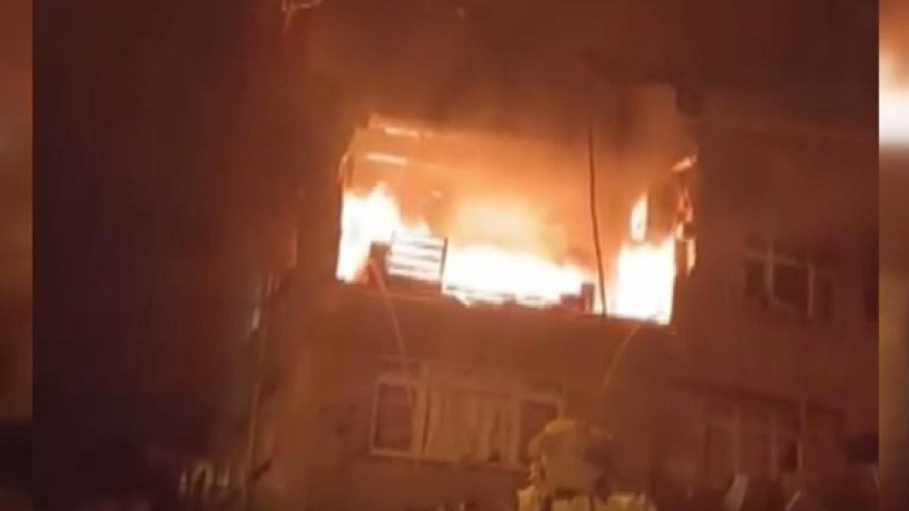 Kağıthane'de bir binada patlama yaşandı