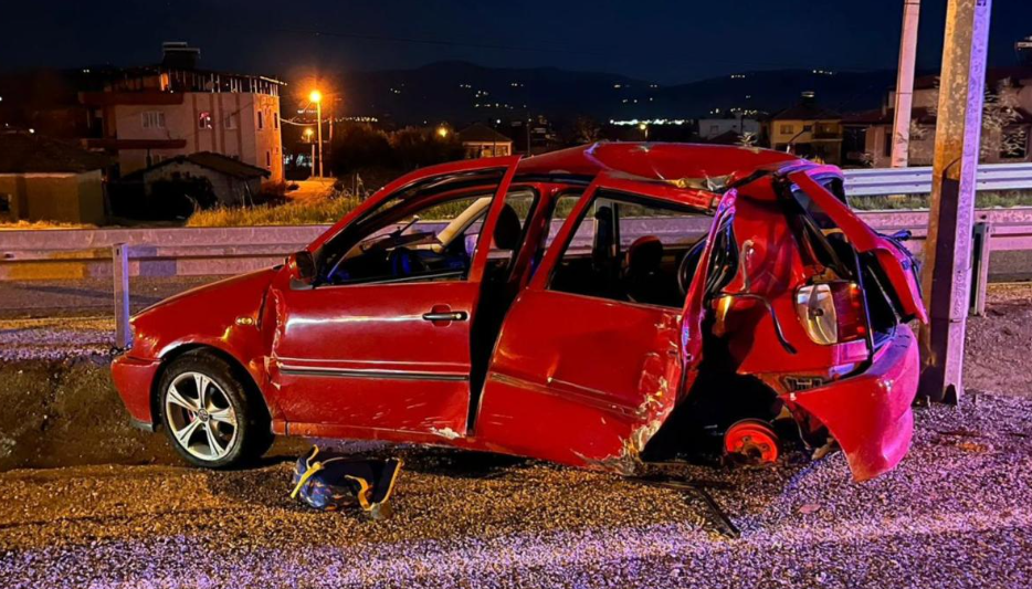 Kara yolunda can pazarı! Kontrolden çıkan otomobil facia getirdi: Bir aile yok oldu!
