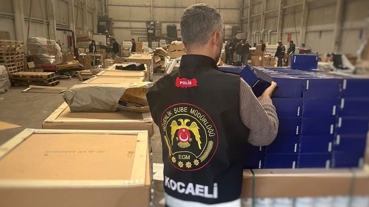 Kocaeli’de dev operasyon! 15 milyon liralık sahte yedek parça ele geçirildi