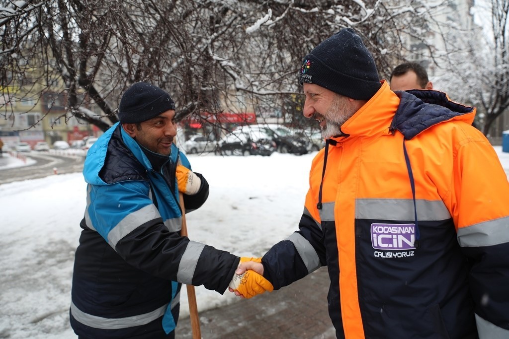 Kocasinan’da kar seferberliği