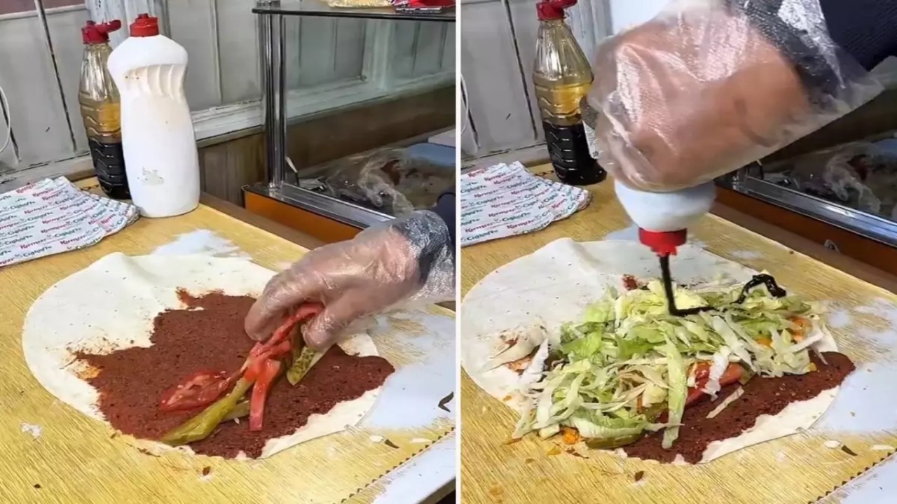 Ölüme davetiye... Çiğköfteci, deterjan şişesini sos kabı olarak kullandı