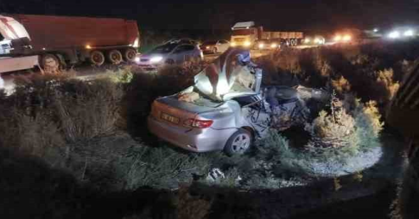 Otomobil ile çarpışan traktörde bir kişi yaralandı