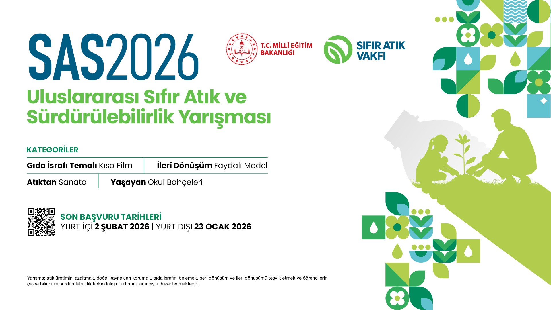 Sıfır Atık Vakfı ve MEB’den Uluslararası Sürdürülebilirlik Yarışması