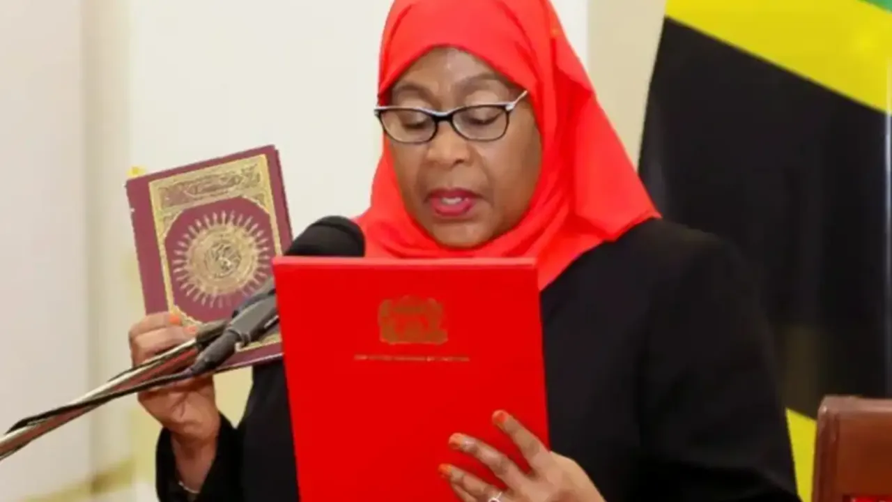 Tanzanya Cumhurbaşkanı yemin ederek göreve başladı