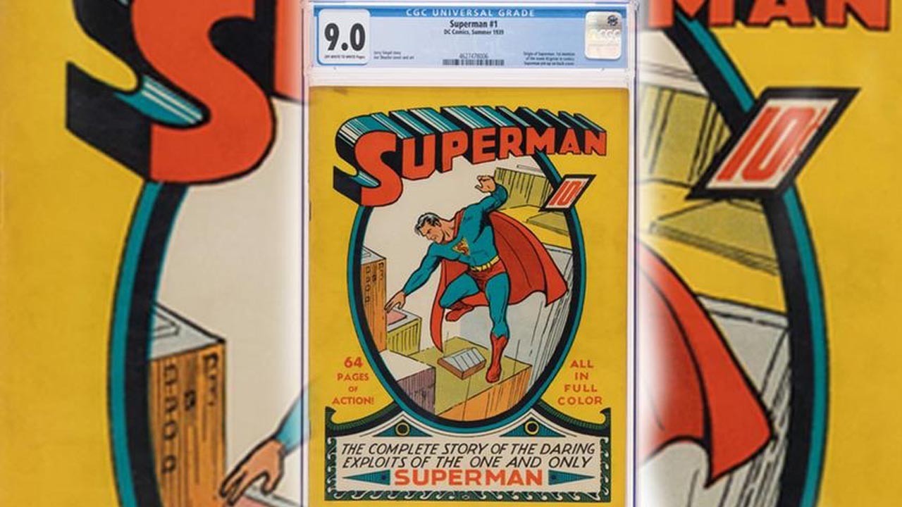 Tavan arasında hazine: 1939 Superman çizgi romanı 9.12 milyon dolara satıldı
