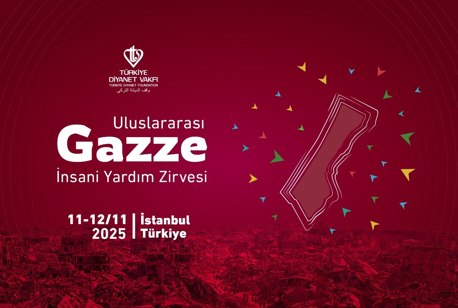 TDV "Uluslararası Gazze İnsani Yardım Zirvesi" düzenleyecek