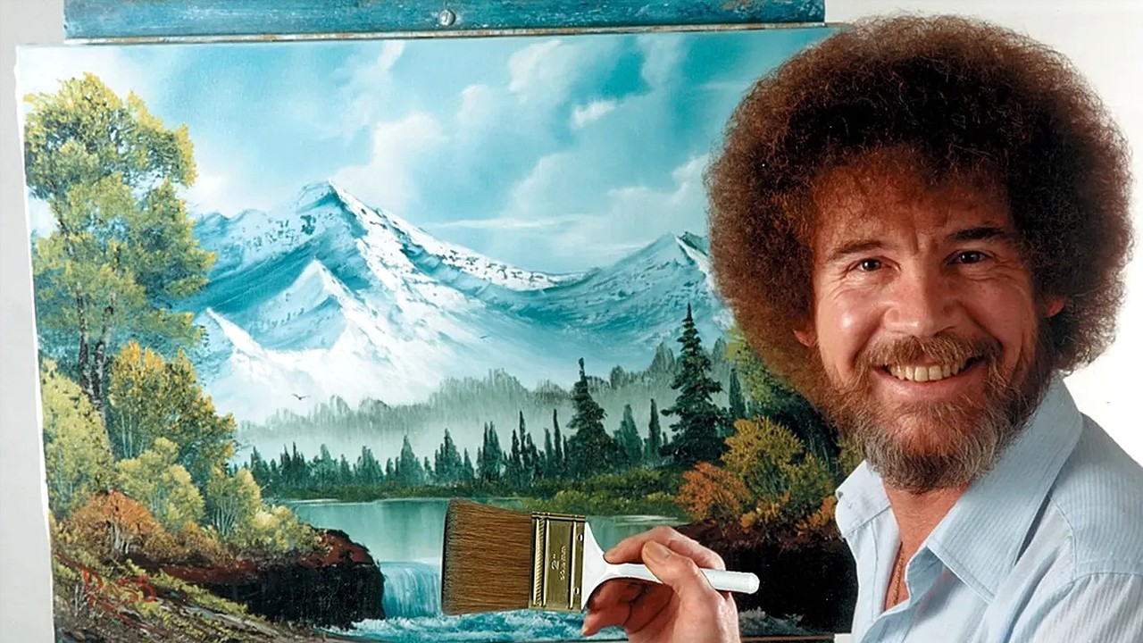 Ünlü ressam Bob Ross’un "Mutlu Küçük Ağaçları" rekor fiyata satıldı: Tabloları kamu televizyonlarına umut oldu
