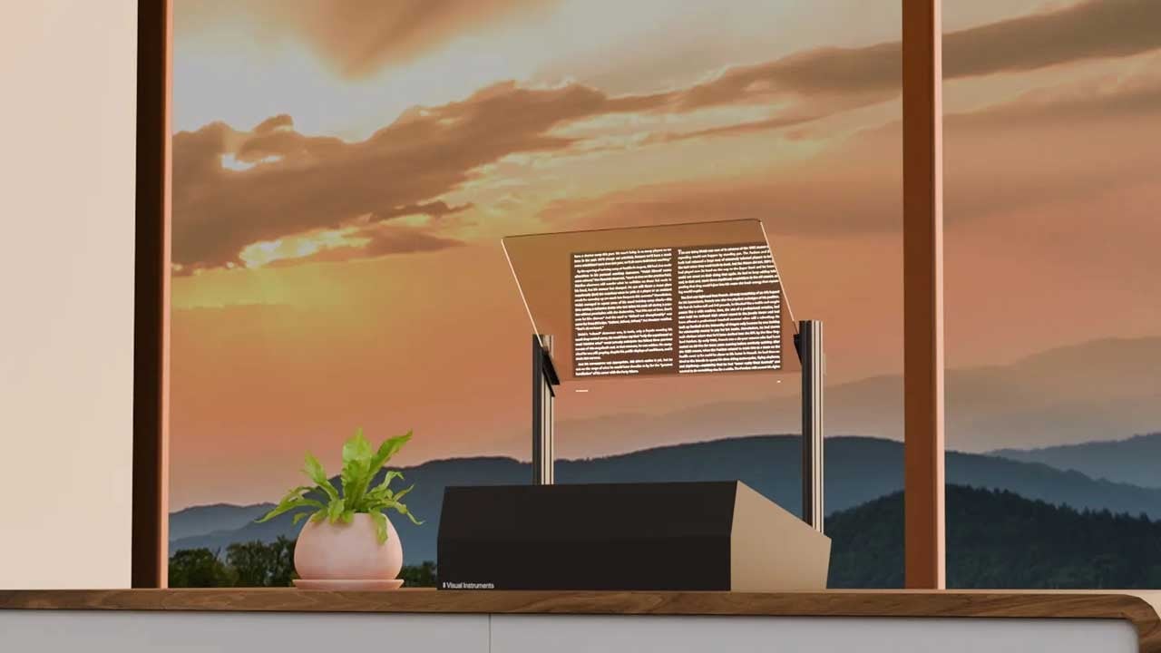 Yeni bir çılgınlık daha! Şeffaf bilgisayar monitörü tanıtıldı